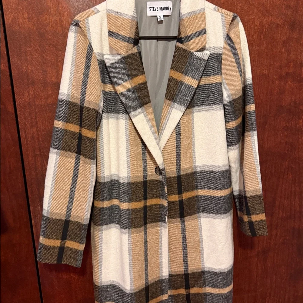 Steve Madden Cher Brushed Wool Coat - Picture 9 of 9